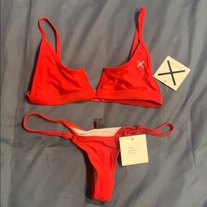 Boutine LA Red Bikini Set - NWT